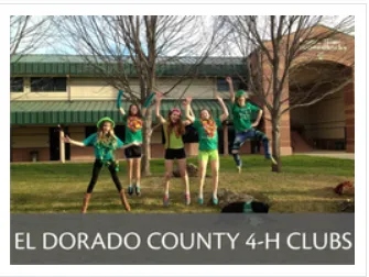 El Dorado County 4-H youth jumping