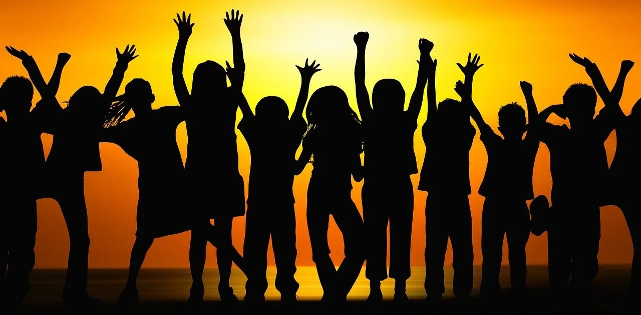 Banner with youth