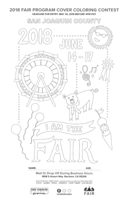 San Joaquin Fair coloring contest