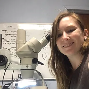 Graduate student Adelaine 